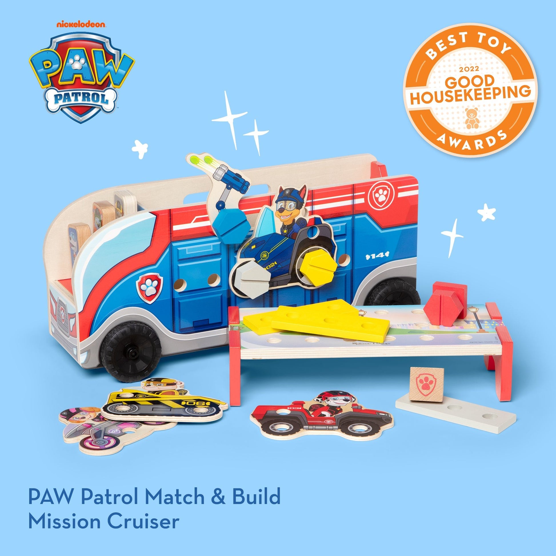 Paw Patrol 2 Match & Build Mission Cruiser - Blissful Boutique