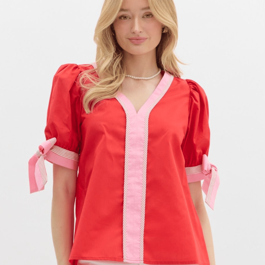 Peppermint Blouse - Blissful Boutique