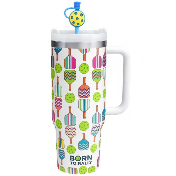 Pickleball Tumbler - 30oz Multi Paddle - Blissful Boutique
