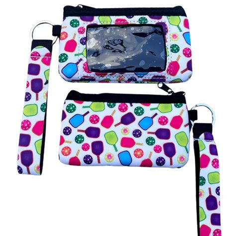 Pickleball Wristlet - Credit Card Holder - Blissful Boutique