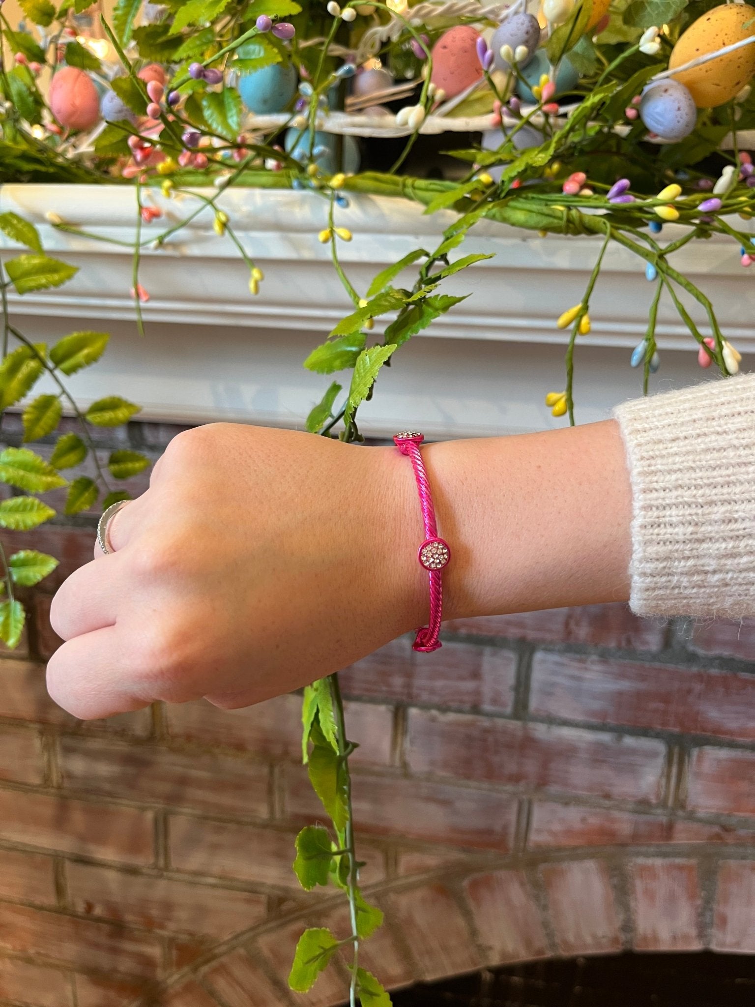 Pink Cable Bracelet - Blissful Boutique