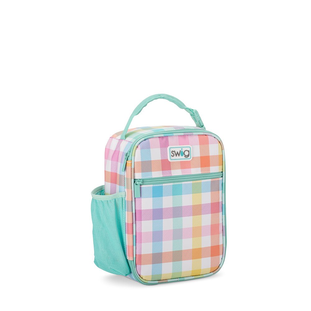 Pretty In Plaid Boxxi Lunch Bag - Blissful Boutique