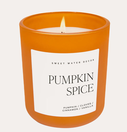 Pumpkin Spice Soy Candle - 15 OZ - Blissful Boutique