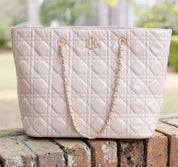 Quentin Quilted Tote - Blissful Boutique