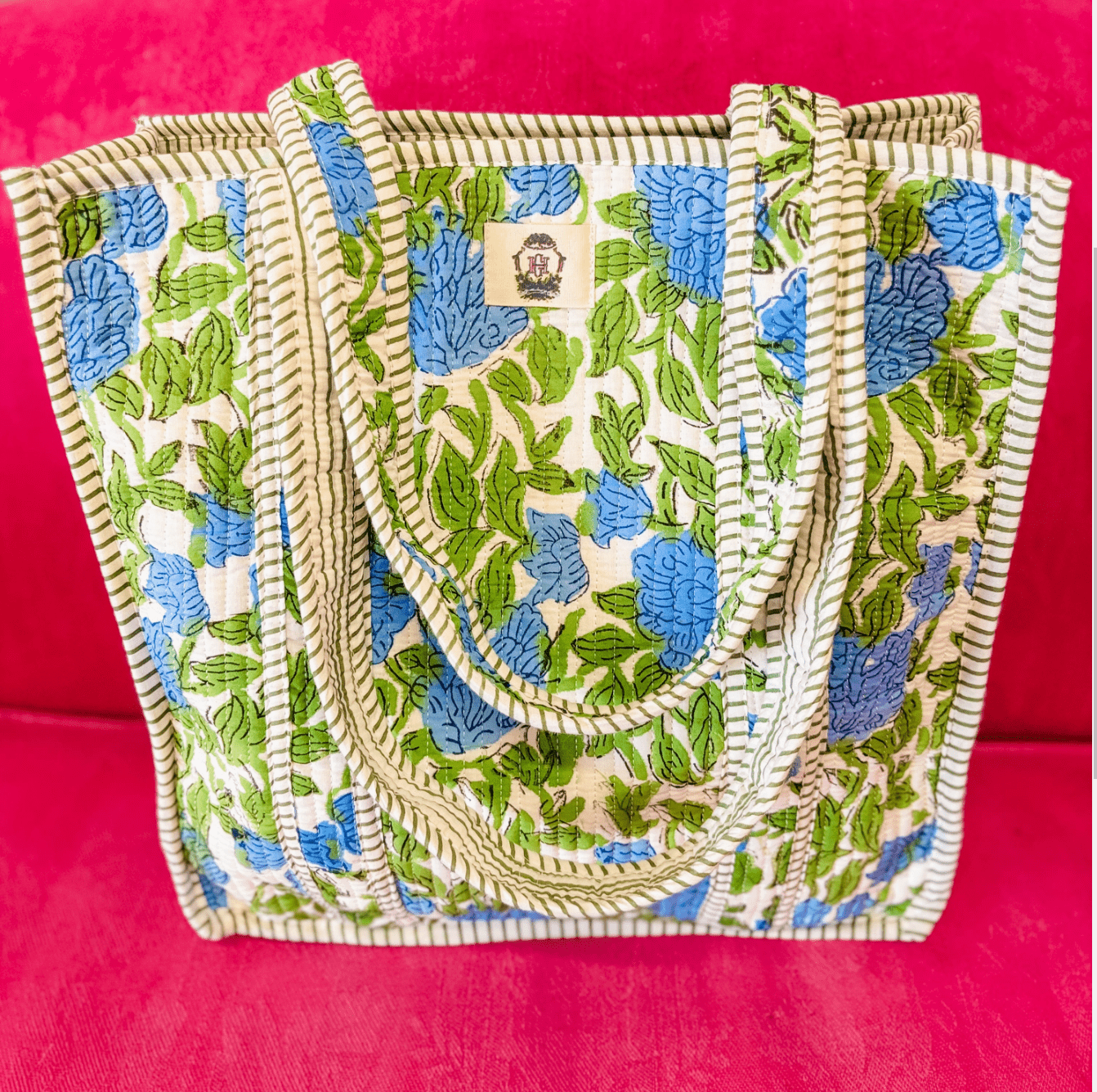 Quilted Tote Bag - Blissful Boutique