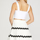 Ric Rack Mini Skirt - Blissful Boutique