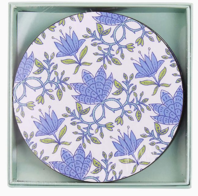 Rock Flower Paper Coasters (Multiple Designs) - Blissful Boutique