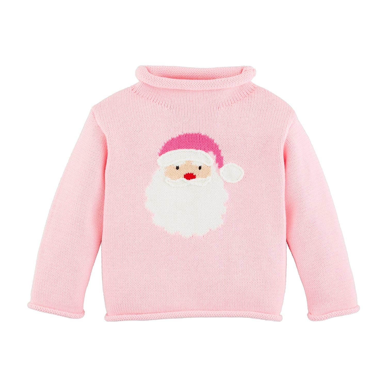 Roll Neck Santa Sweater - Blissful Boutique