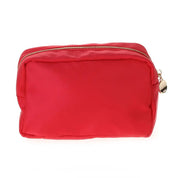 Round Zippered Nylon Cosmetic Pouch Bag - Blissful Boutique