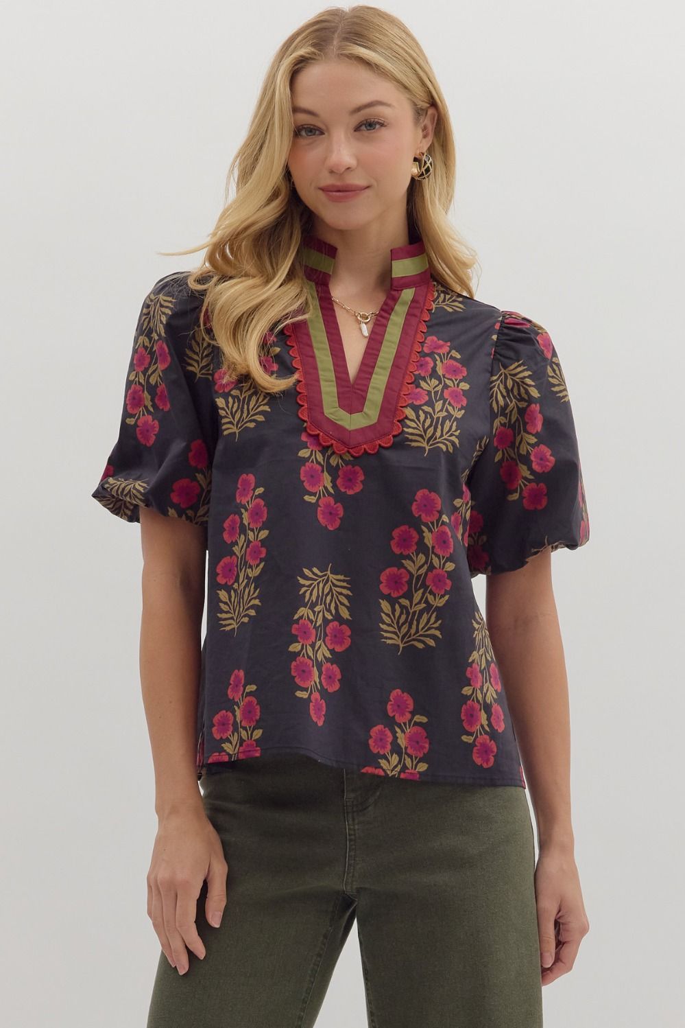 Ruby Blouse - Blissful Boutique