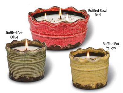 Ruffled Bowl Candle - Blissful Boutique