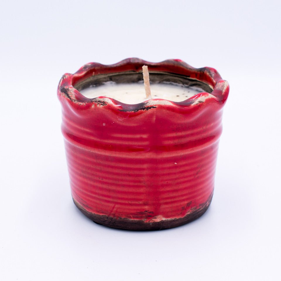 Ruffled Pot Candle - Blissful Boutique