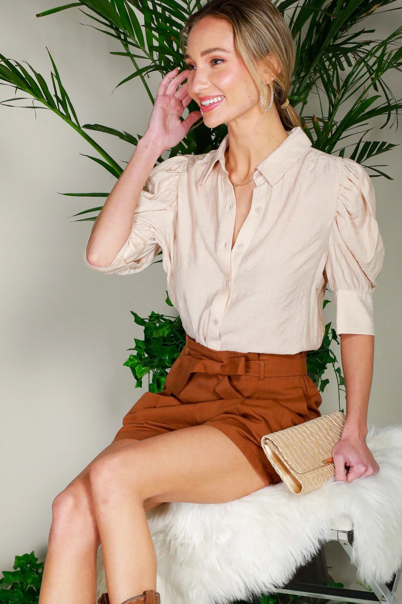 Sandy Blouse - Blissful Boutique