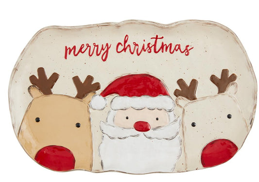 Santa Deer Platter - Blissful Boutique