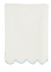 Scallop Chenille Blanket - Blissful Boutique