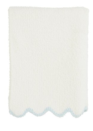 Scallop Chenille Blanket - Blissful Boutique