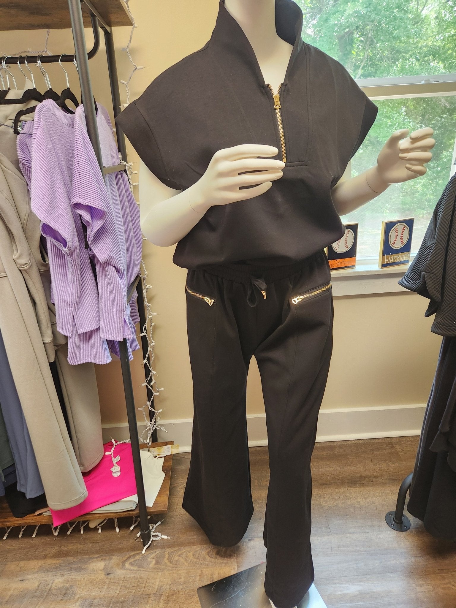Scuba Oversized Sweatsuit Pants - Blissful Boutique
