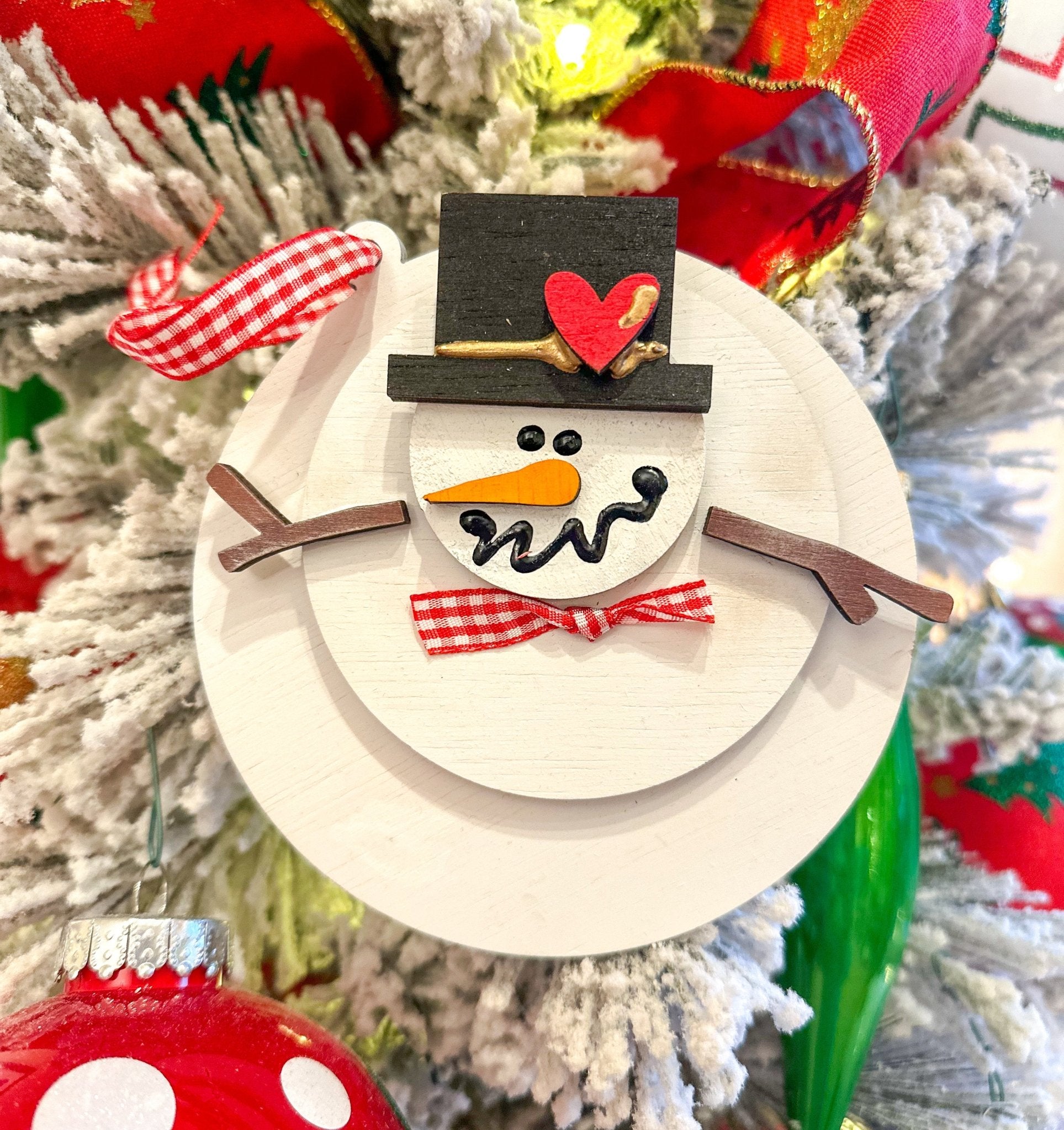 Snowman Ornament - Blissful Boutique