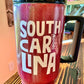 South Carolina Garnett Glitter Tumbler - Blissful Boutique