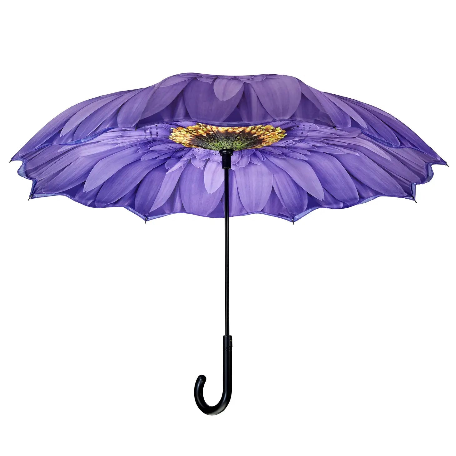 Stick Umbrella Reverse Close - Blissful Boutique