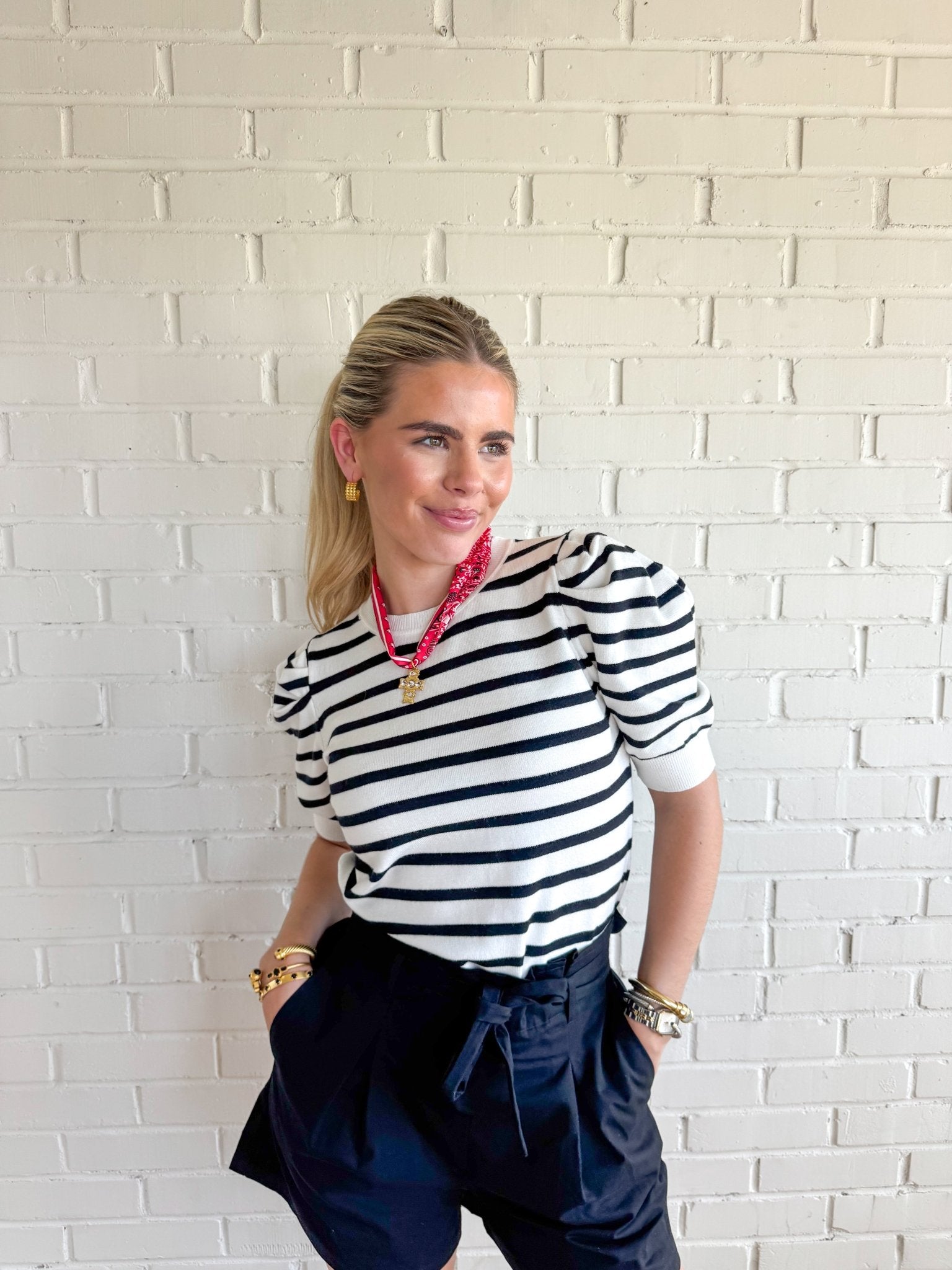 Striped Sweater - Blissful Boutique