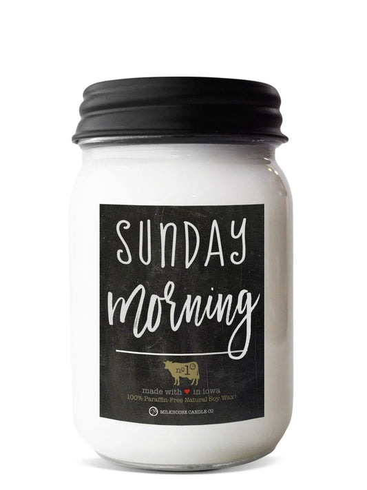 Sunday Morning Candle 13 oz, by Milkhouse - Blissful Boutique