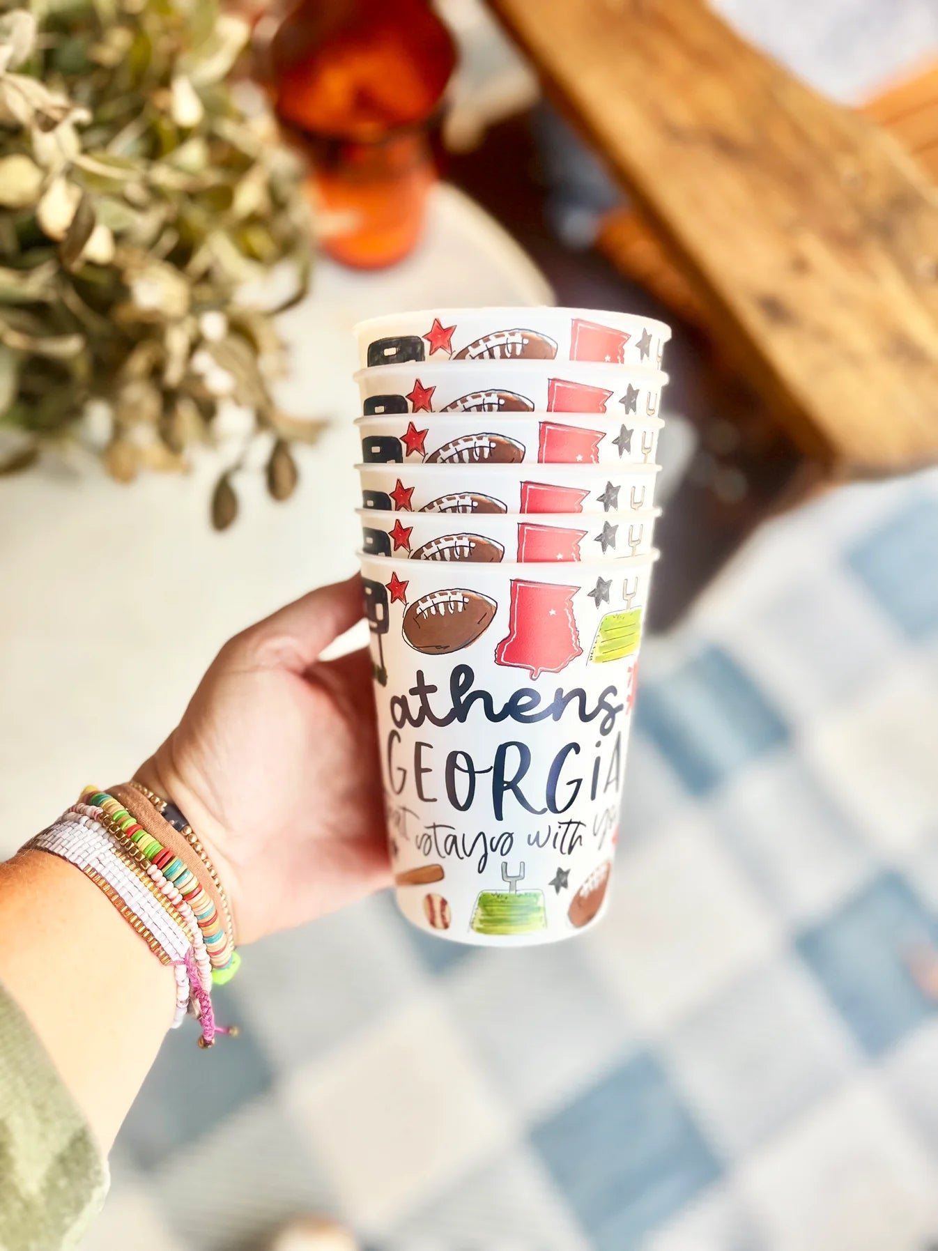Tailgating Reusable Cups - Blissful Boutique