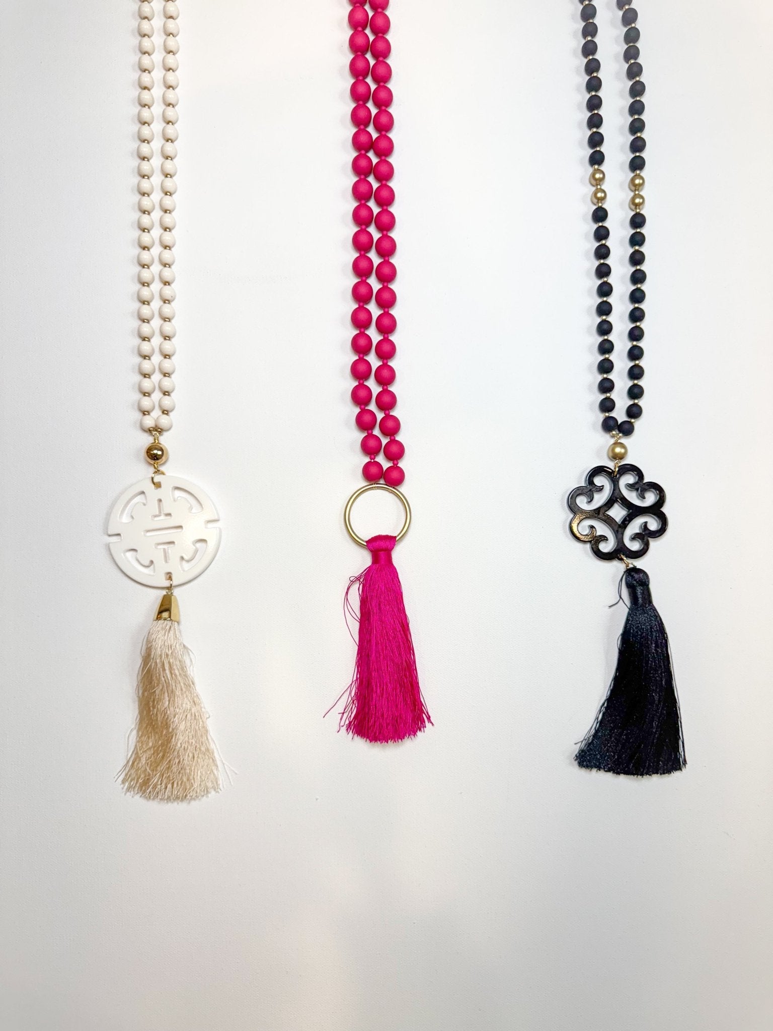 Tassel Beaded Necklace - Blissful Boutique