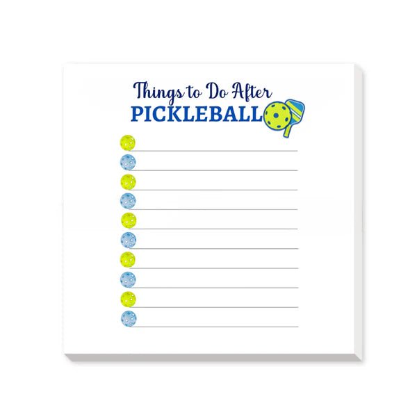 Things to do After Pickleball Notepad - Blissful Boutique