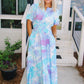 Tiered Tie - Dye Maxi - Blissful Boutique