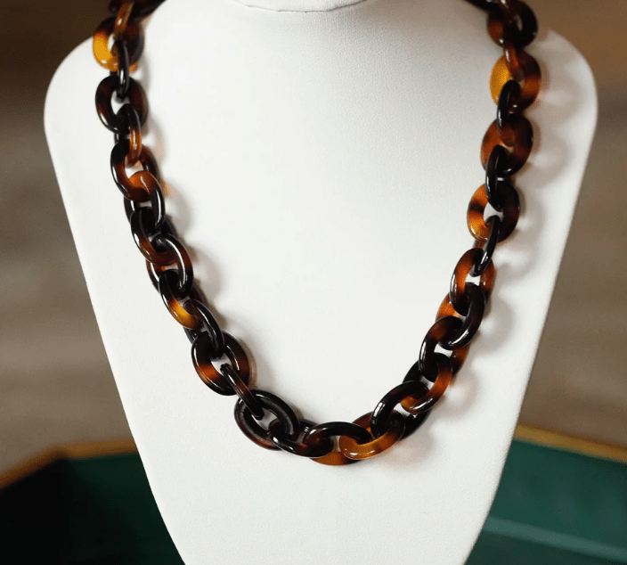 Tortoise Link Necklace - Blissful Boutique