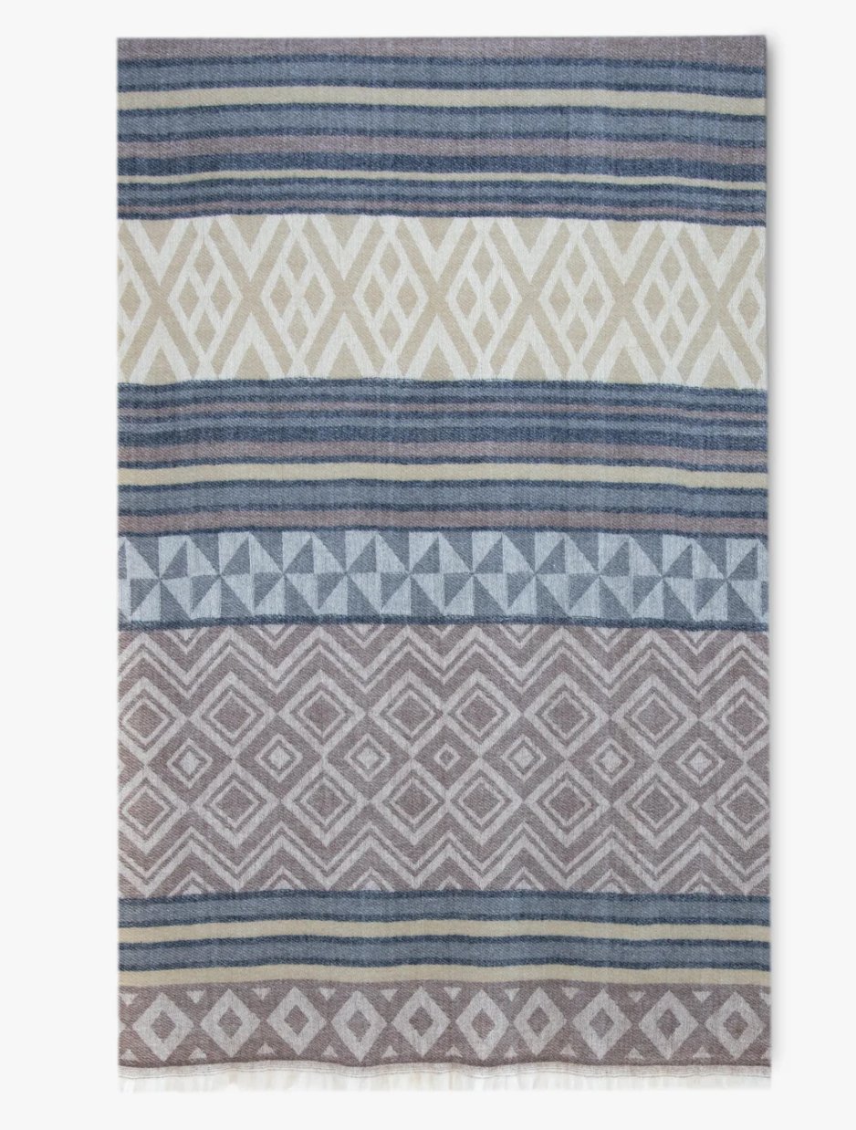 Tribal Pattern Scarf - Blissful Boutique