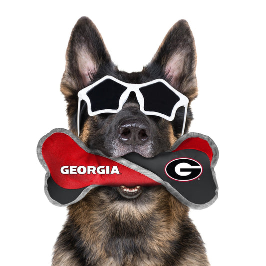 University of Georgia Tug Bone Dog Toy - Blissful Boutique