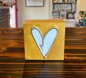 Valentines Day Painted Wood Blocks - Blissful Boutique