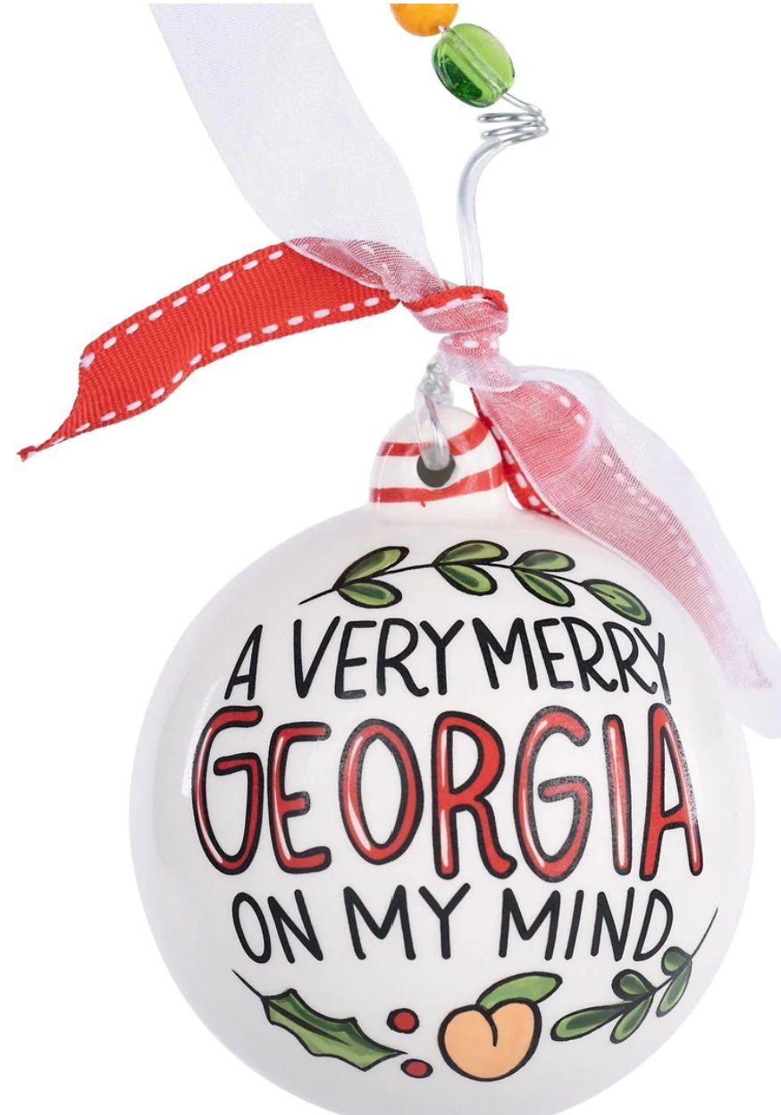 Very Merry Georgia Ornament - Blissful Boutique