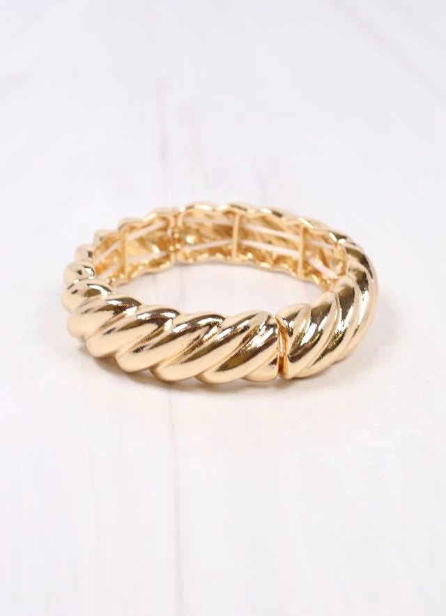 Vickery Twisted Stretch Bracelet - Blissful Boutique