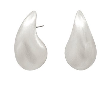 Volumed Teardrop Earrings - Blissful Boutique