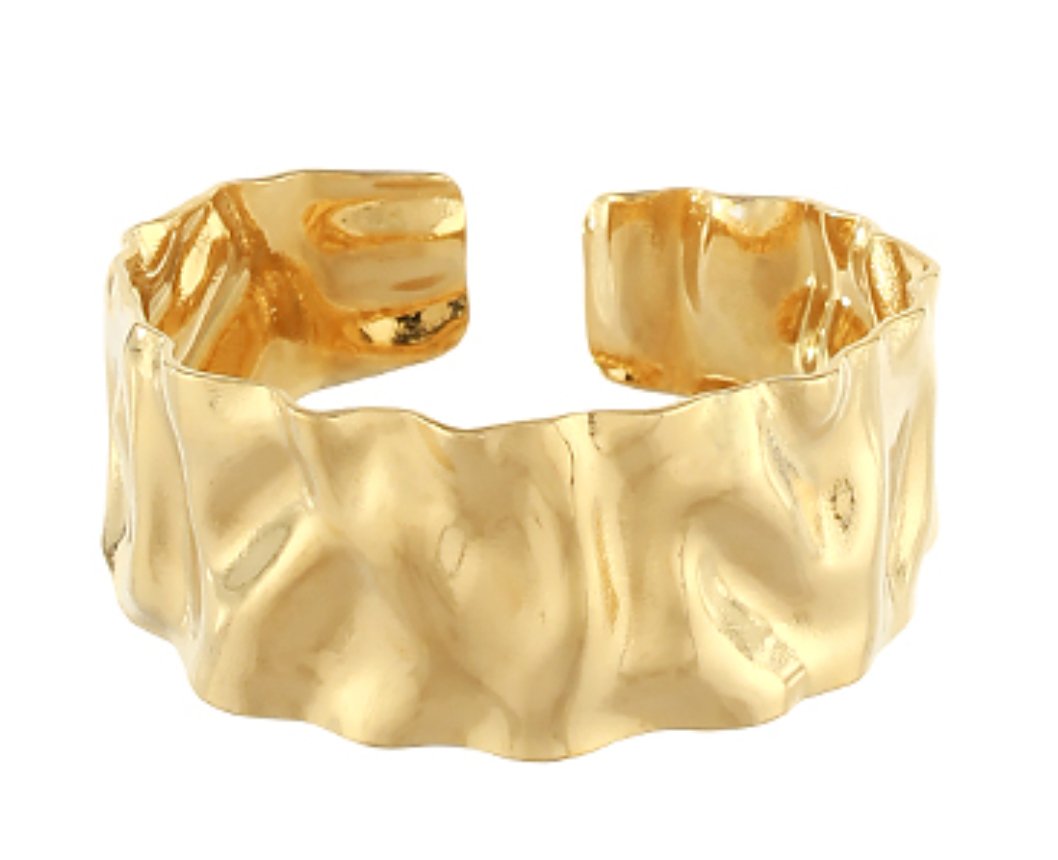 Wavy Wide Cuff - Blissful Boutique