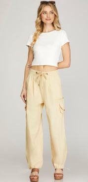 Wide Leg Cargo Pants - Blissful Boutique