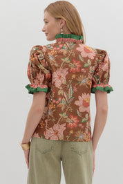 Wildflower Whimsy Blouse - Blissful Boutique