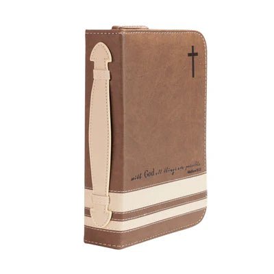 With God all things Are Possible Bible Cover - Blissful Boutique