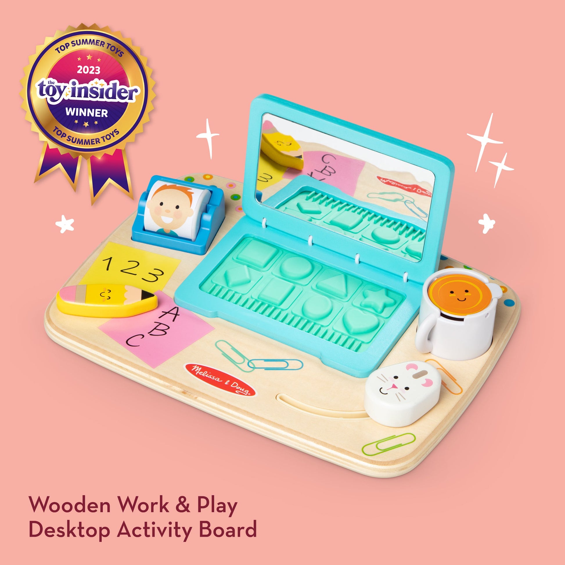 Wooden Work & Play Desktop Activity Board - Blissful Boutique