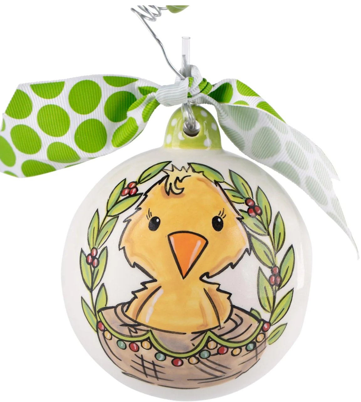 Yellow Chick Baby's 1st Ornament - Blissful Boutique